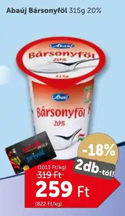 PRIVÁT Abaúj Bársonyföl 315g ajánlat