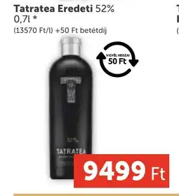 Tatratea Eredeti 52% 0,7l