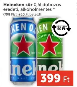 PRIVÁT Heineken sör 0,5l ajánlat