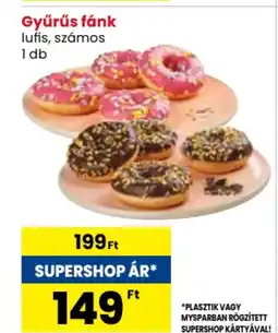 Gyűrűs fánk 1db