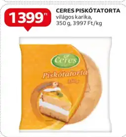 Auchan CERES PISKÓTATORTA 350g ajánlat