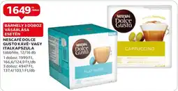 Auchan NESCAFÉ DOLCE GUSTO KÁVÉ-VAGY NEW ITALKAPSZULA 12/16db ajánlat
