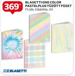 Auchan BLASETTI ONE COLOR PASTELPLUS TŰZÖTT FÜZET 1db ajánlat