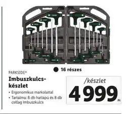 Lidl /készlet Imbuszkulcs- készlet ajánlat