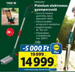 Lidl PARKSIDE® Prémium elektromos gyomperzselő 1db ajánlat