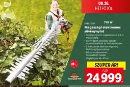 Lidl PARKSIDE® Magassági elektromos sövénynyíró 1db ajánlat