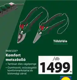 Lidl PARKSIDE® Komfort metszőolló 1db ajánlat