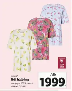 Lidl Esmara® Női hálóing 1db ajánlat