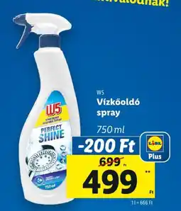 Lidl W5 Vízkőoldó spray 750ml ajánlat