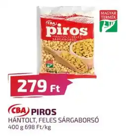 CBA CBA PIROS HÁNTOLT, FELES SÁRGABORSÓ 400g ajánlat