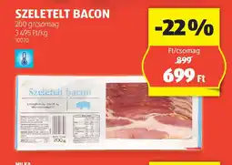 ALDI Szeletelt bacon ajánlat