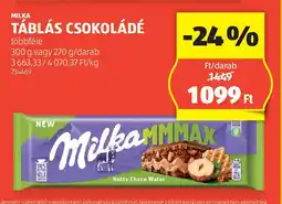 ALDI Milka Táblás csokoládé ajánlat