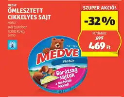 ALDI Medve Omlesztett cikkelyes sajt ajánlat
