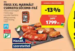 ALDI BBQ friss xxl marinált csirkefelsőcomb-filé ajánlat