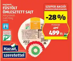 ALDI Kokárdás Füstölt ömlesztett sajt ajánlat