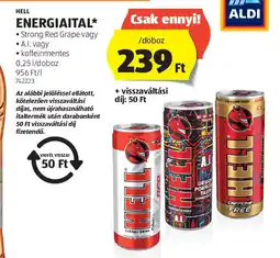ALDI Hell Energiaital ajánlat