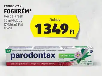 ALDI Parodontax Fogkrém ajánlat