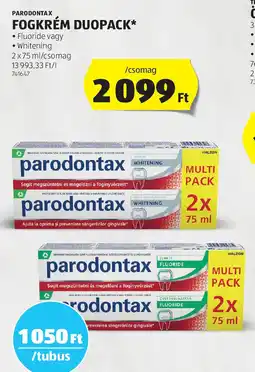 Parodontax Fogkrém duopack