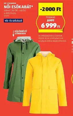 ALDI Up 2 fashion Női esőkabát ajánlat