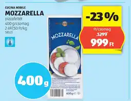 ALDI Cucina nobile Mozzarella ajánlat