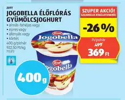ALDI Zott Jogobella élőflórás gyümölcsjoghurt ajánlat