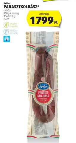 ALDI Gyulai Parasztkolbász ajánlat