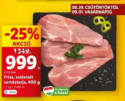 Lidl HÚSFARM Friss, szeletelt sertéstarja ajánlat