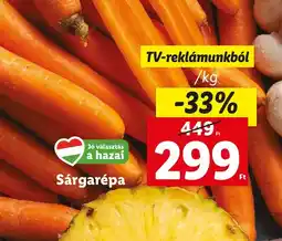 Lidl Sárgarépa ajánlat