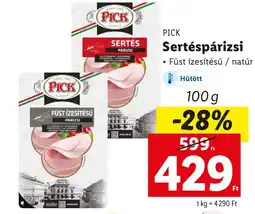 Lidl PICK Sertéspárizsi ajánlat