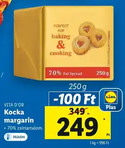 Lidl VITA D'OR Kocka margarin ajánlat