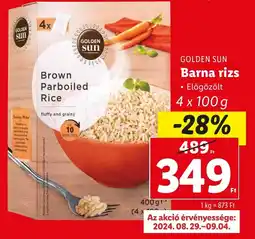 Lidl GOLDEN SUN Barna rizs ajánlat