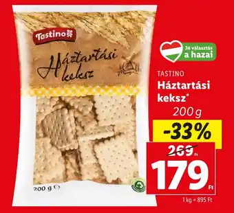 Lidl TASTINO Háztartási keksz ajánlat