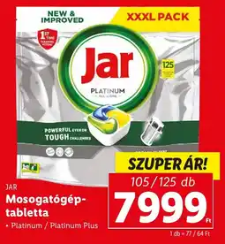 Lidl JAR Mosogatógép-tabletta ajánlat