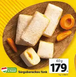 Lidl Sárgabarackos fánk ajánlat