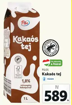 Lidl PILOS Kakaós tej ajánlat