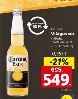 CORONA Világos sör