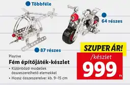 Lidl Playtive Fém építőjáték-készlet ajánlat