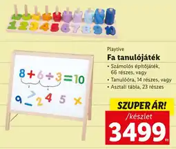 Lidl Playtive Fa tanulójáték ajánlat