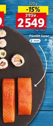 Lidl Füstölt lazac ajánlat