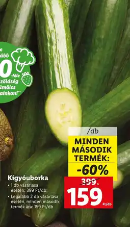 Lidl Kígyóuborka ajánlat