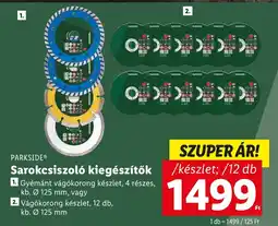 Lidl PARKSIDE Sarokcsiszoló kiegészítők ajánlat