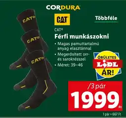 Lidl CAT Férfi munkászokni ajánlat