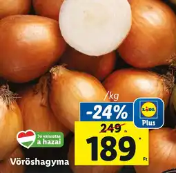 Lidl Vöröshagyma ajánlat