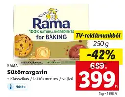Lidl RAMA Sütőmargarin ajánlat