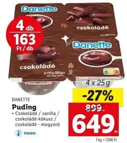 Lidl DANETTE Puding ajánlat