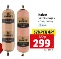 Lidl Kaiser sertésmájas ajánlat