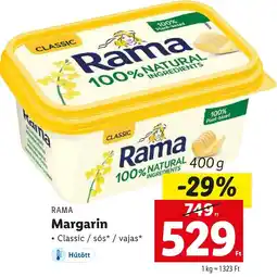 Lidl RAMA Margarin ajánlat