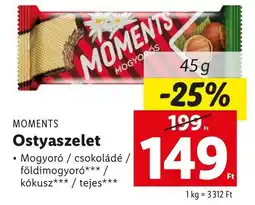 Lidl MOMENTS Ostyaszelet ajánlat
