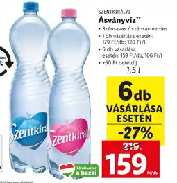 SZENTKIRÁLYI Ásványvíz