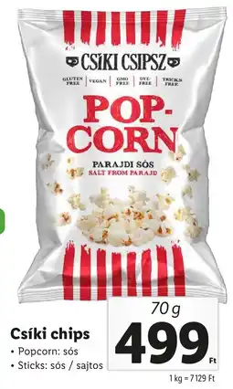 Lidl Csíki chips ajánlat